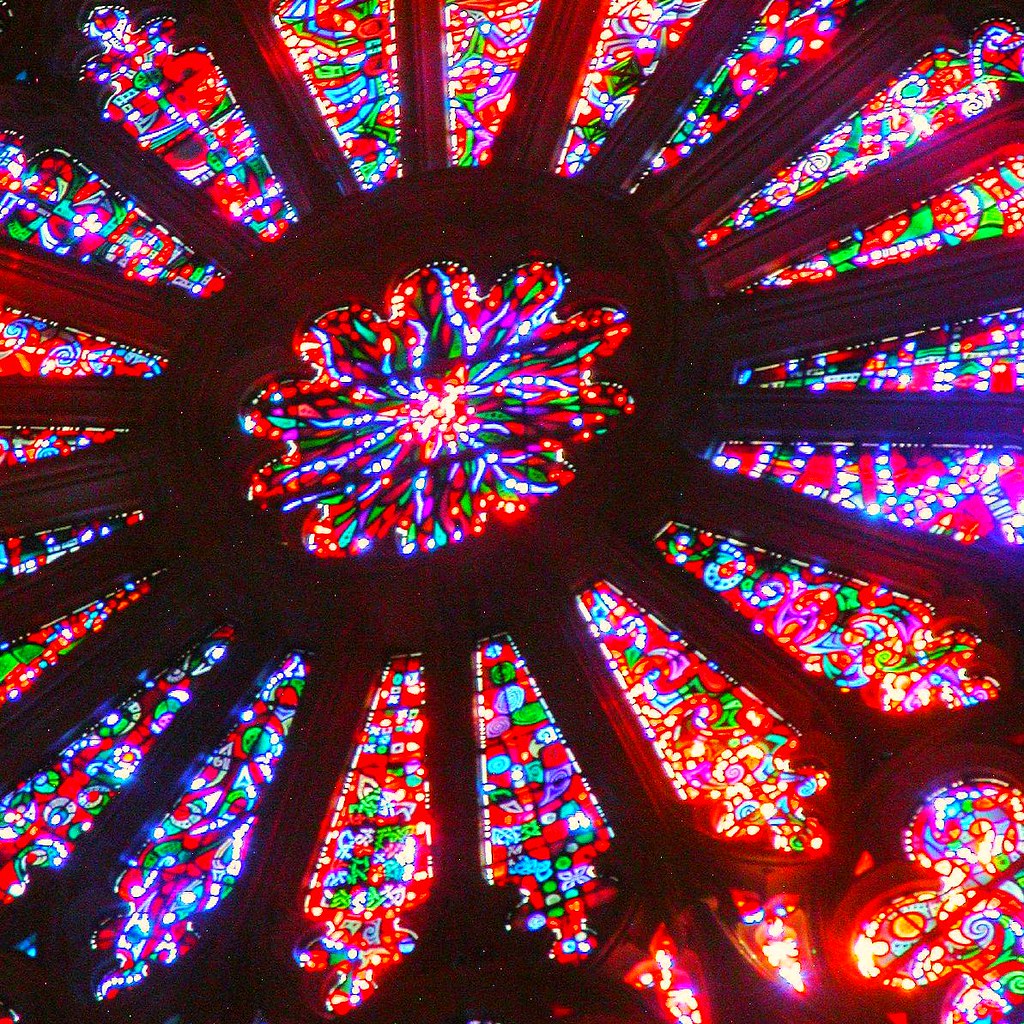 National Cathedral west rose window - a photo on Flickriver