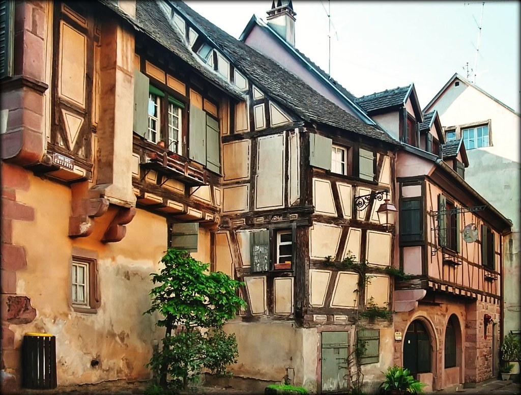 Medieval Gem in Alsace - Riquewihr, France by Batikart