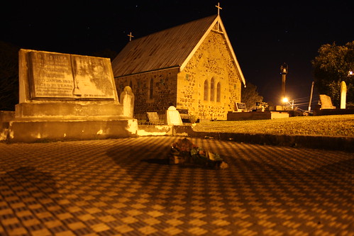 church grave yard sandstone long exposure shadows australia nsw luddenham