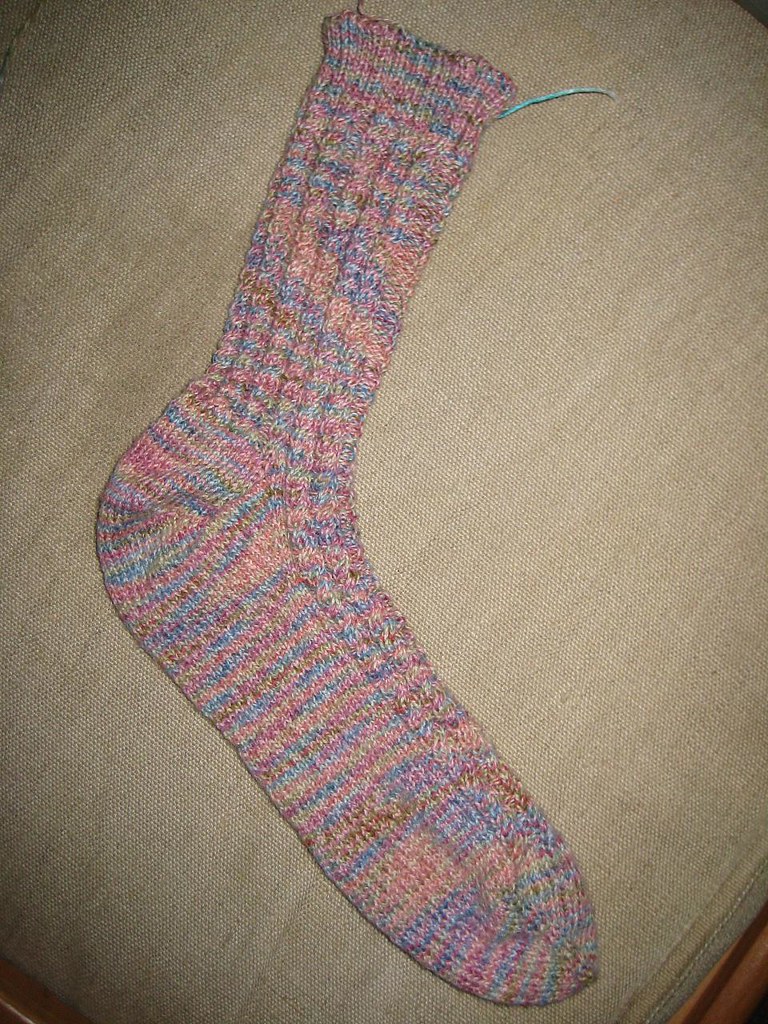 Soy Sock | was too tight -- frogged back to ankle | Karen | Flickr