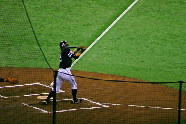 Baseball at the Tokyo Dome, Tokyo Giants vs Fukuoka Hawks, Tokyo, Japan (June 2008)