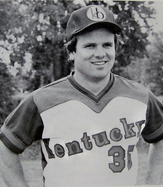 Bill Gatti in a 1981 KENTUCKY BOURBONS UPSL uniform
