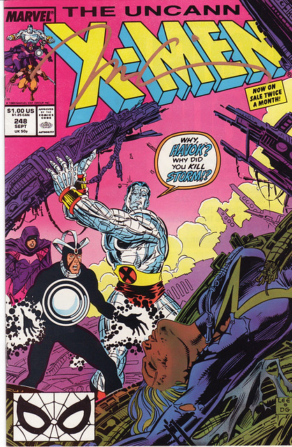 X-Men #248 signed by Jim Lee
