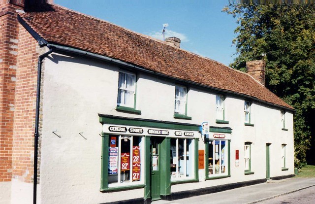 High Easter Post Office - Bircher Bros  General Stores,Essex, 1985