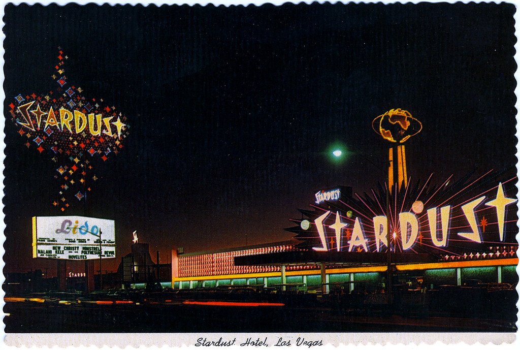 Sahara The Strip Las Vegas Postcard Stardust Hotel Casino etc.,LV Boulevard 