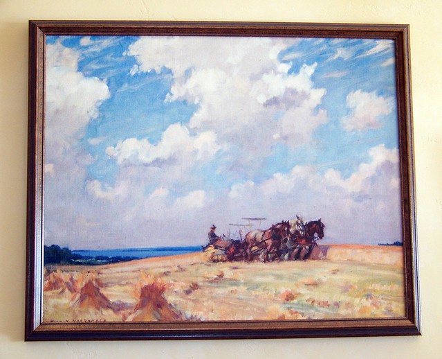 A painting by Manly MacDonald