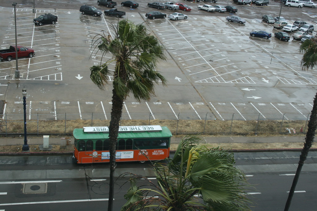 San Diego - view from Embassy Suites on Harbor Blvd.