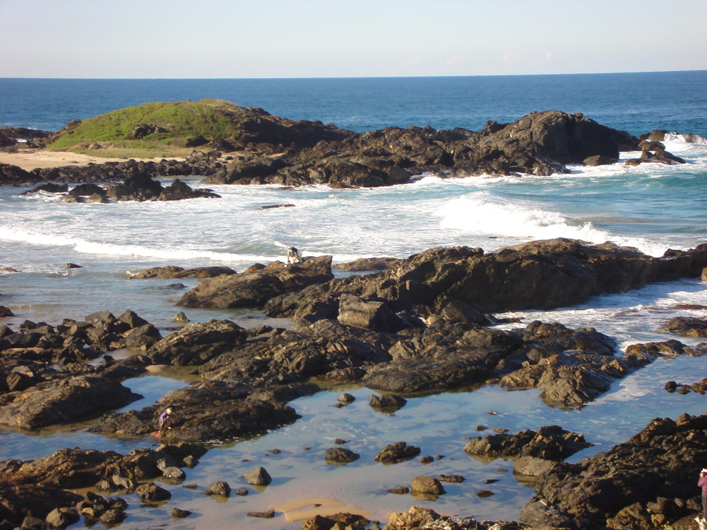 Rocky coast at Sawtell