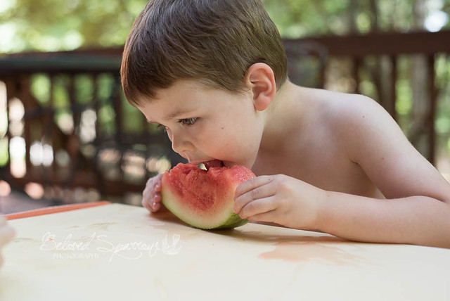 Summer Means Watermelon | Lifestyle Photography | www.belovedsparrow.com | Peachtree City Family Photographer