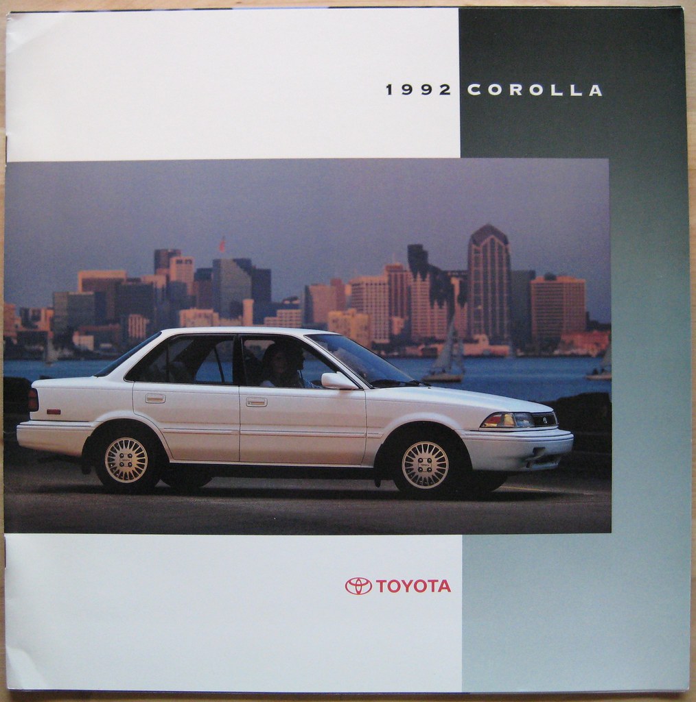 Toyota Corolla 1992 | North American brochure for cars built… | Flickr