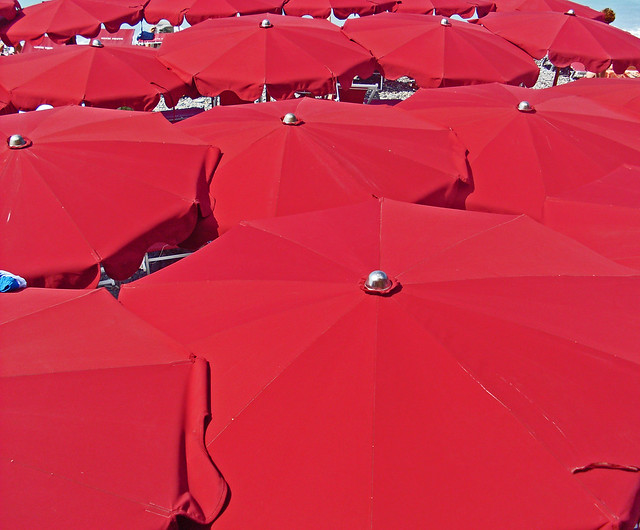 Bordighera - umbrellas 1 of 3....in memory of summer