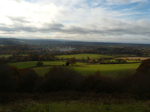 View from up top Guildford Circular via Chantries Hill