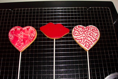 Valentine cookies | by stcookiemom