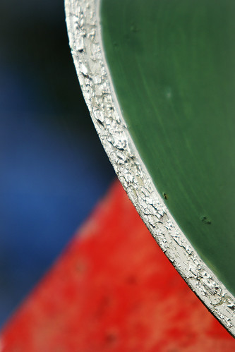 RGB by anadelmann, I did this abstract on our last trip to Allaire State Park, NJ. It’s a detail of a railroad sign wit