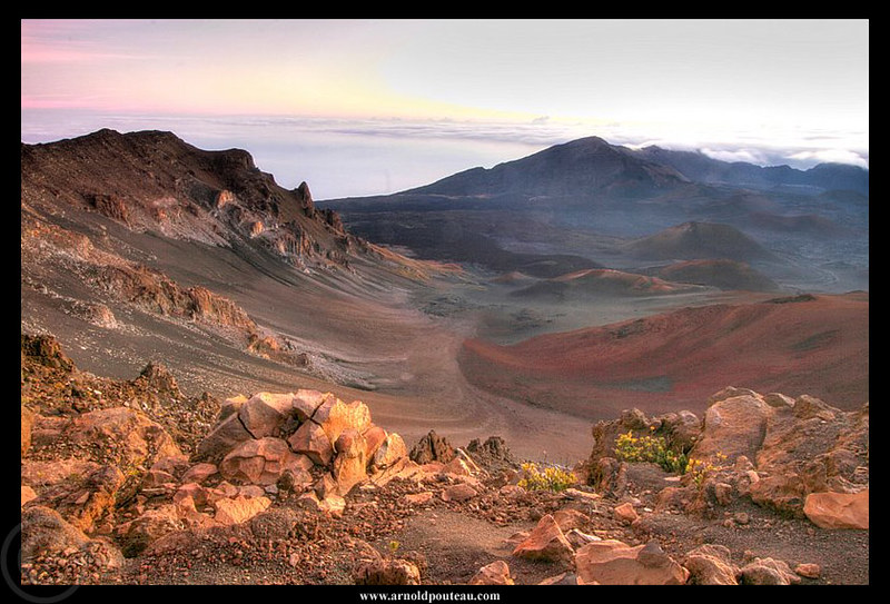 Maui - Near the Crater by Sunrise by Arnold Pouteau's