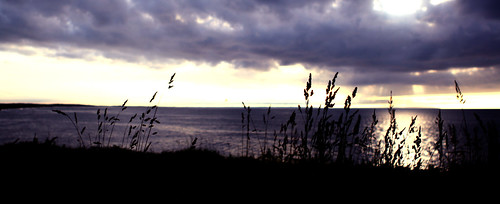 ocean sunset sea cloud sun grass japan hokkaido 北海道 日本 shiretoko 知床 斜里 goodfishiescom 10kmeofshari