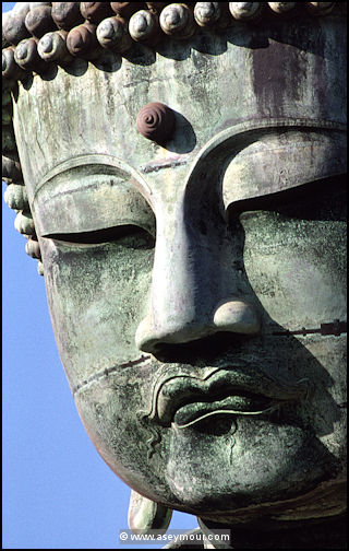 Bronze Statue of Amita Buddha Daibutsu or Great Buddha