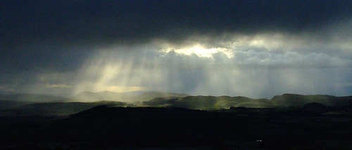sunset scotland angus hill rays crepuscular auchterhouse landscapesdreams