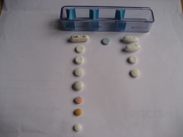 Mums daily medication -  13 tablets a day - March 2008
