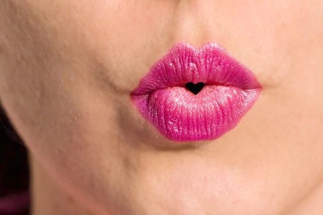 Who wants a pink kiss?