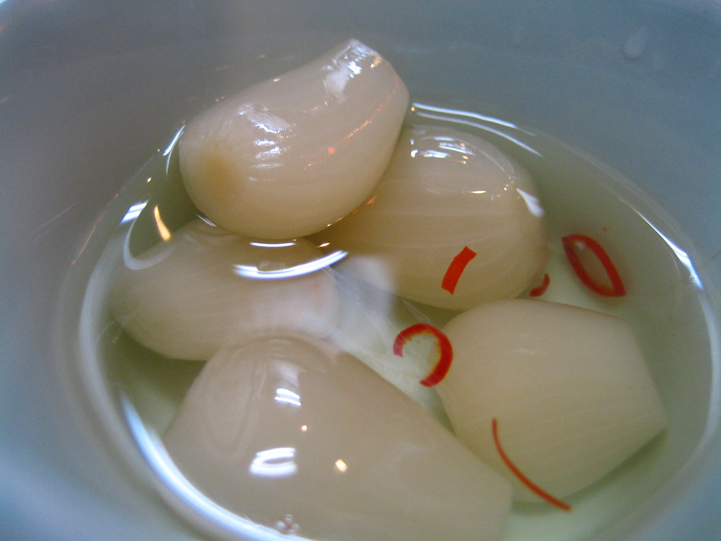 Pickled shallots
