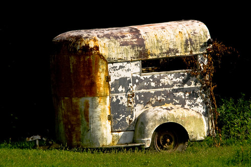 old horse trailer | by Jacob6176