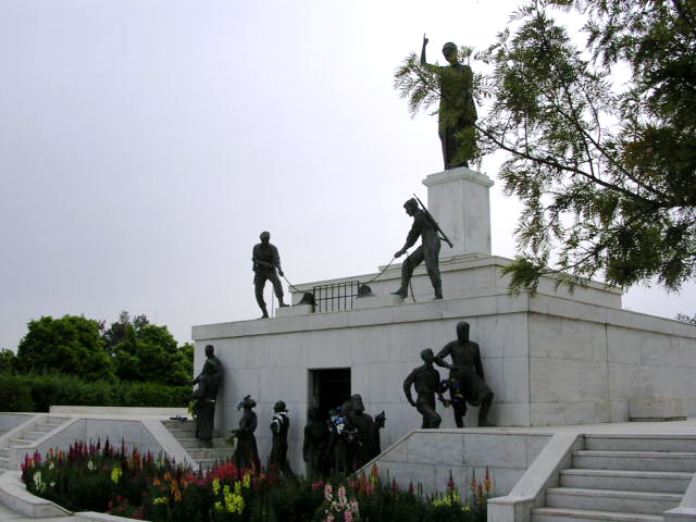 Chypre, Lefkosia, Nicosie, monument à la libération.