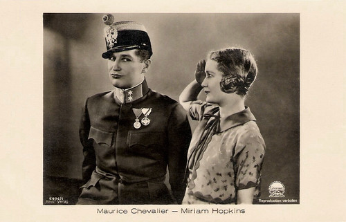 Maurice Chevalier and Miriam Hopkins in The Smiling Lieutenant (1931)