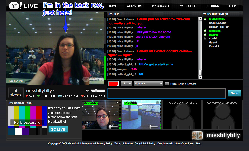 LIVE: misstillytilly