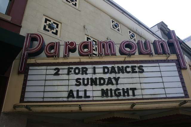 Paramount 2 for 1 Dances Sunday All Night
