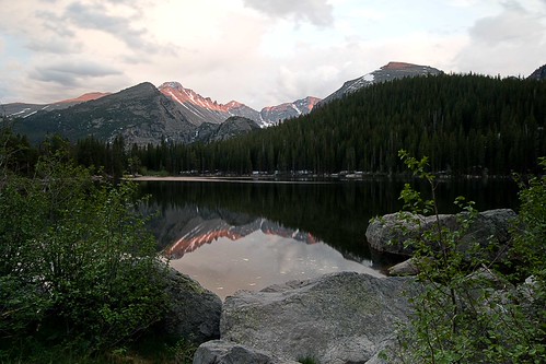 Bear Lake Sunset - RMNP by by Dany Negreda, Taken at Rocky Mountain National Park, Estes Park, COsunset scenic rmnp