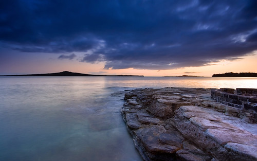 Clouds on Rangitoto by Chris Gin