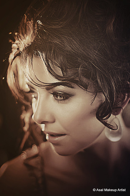 Sepia Tone Beauty Portrait