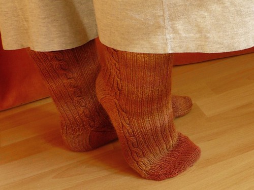 Cable Rib Socks | Annkari | Flickr