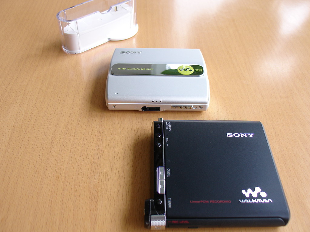 Sony MZ-EH70 Hi-MD MiniDisc Player, Sony MZ-RH1 Hi-MD Mini… | Flickr