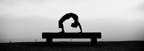 Yoga, Urdhva Dhanurasana (Upward Bow or Wheel Pose) by Andrew Meyers Photography