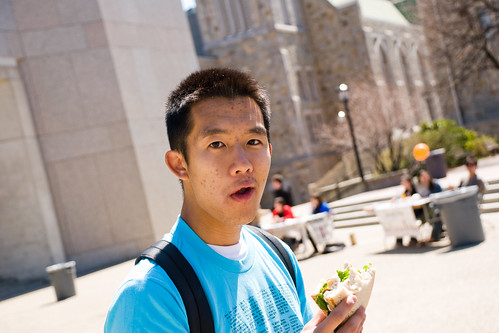 Brian caught stealing someone's sandwich. | Tim Lee | Flickr