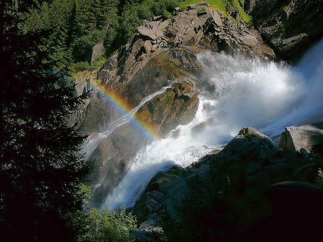 Krimmler Wasserfälle ( 380 m. hoch )