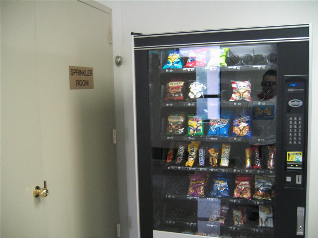 Vending machine near the lobby | This vending machine was ...