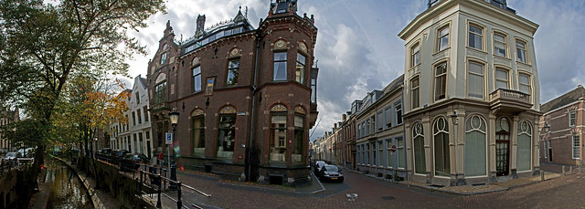 Panorama Nieuwe Gracht, Utrecht (detail)