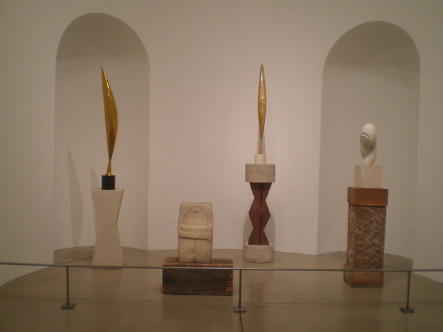 Constantin Brancusi 'Bird in Space', 'The Kiss', 'Bird in Space' (Yellow Bird), 'Mademoiselle Pogany', Museum of Art, Philadelphia, Pennsylvania