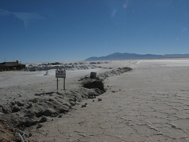 Piles of Salt, Salinas Grandes, Salta, Argentina