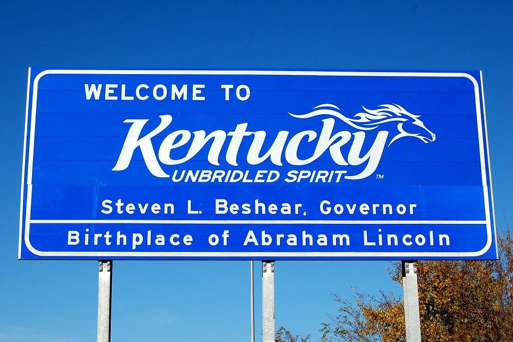 Welcome To Kentucky Ky Welcome To Kentucky Sign On Inter Flickr