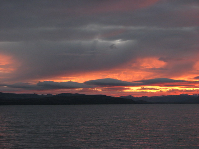 Cloud Formations, Sunrise in Bariloche, Argentina