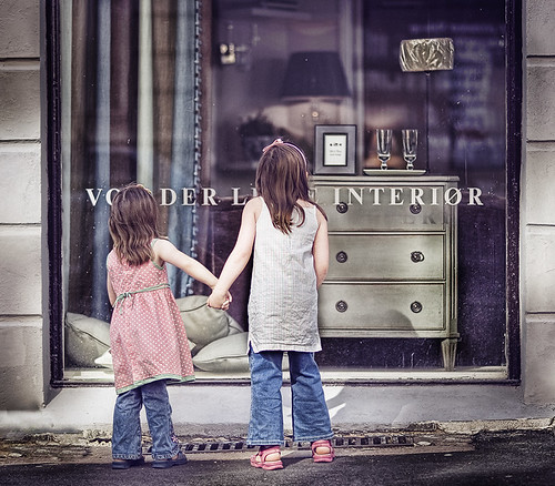 Never Too Young To Window Shop by Lisa Røstøen  |  Fotografix Studios