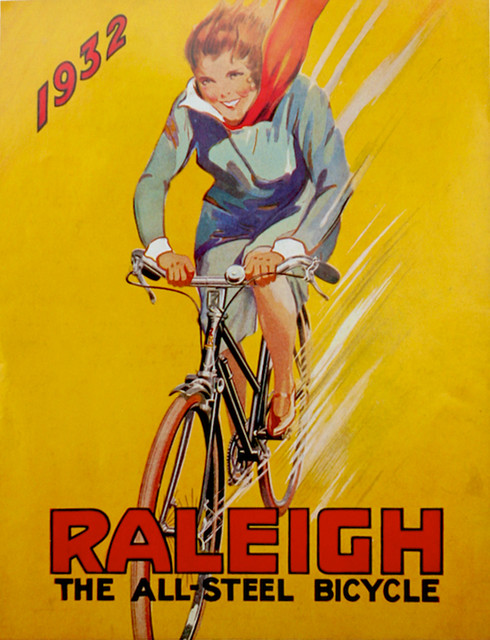 Raleigh bicycle poster 1932