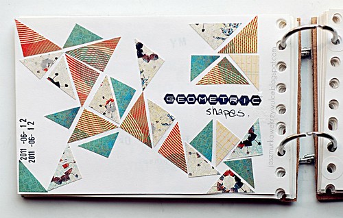 journal challenge n#12 [geometric shapes] | 30 days journal … | Flickr
