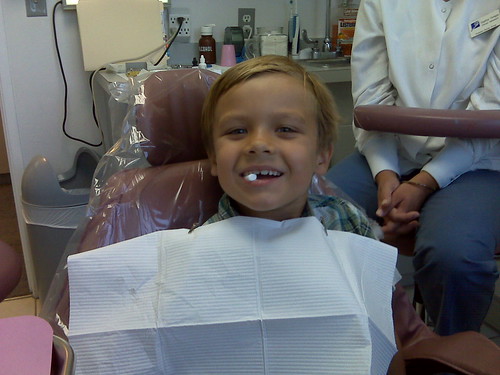 Alex at the dentist