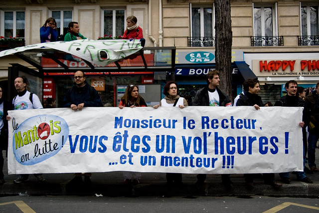 Pupil's Demonstration (03) - 15Apr08, Paris (France)