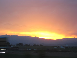 Gorgeous Sunset Over the Rockies